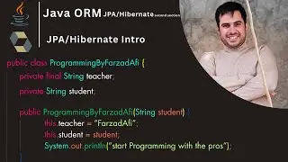 JPA/Hibernate Introduction | معرفی JPA و Hibernate