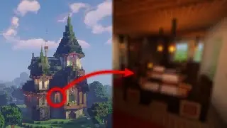 Minecraft Interior Tutorial - 002 - Large Medieval House Interior (How To)