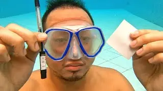 Is writing notes underwater possible?