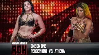 ROH x CMLL - Persephone vs Athena Ring Of Honor 2025 All Elite Wrestling One On One WWE2K24 Match