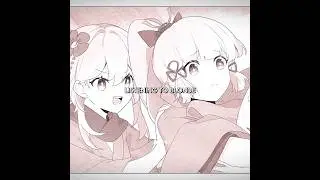 Lumine & Ayaka edit || golden hour || Genshin Impact