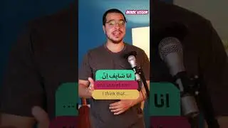Seven Ways to give your opinion in Egyptian Arabic