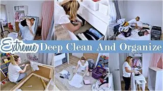 EXTREME DEEP CLEANING WITH ME 2025 / Extreme Cleaning And Organizing Motivation