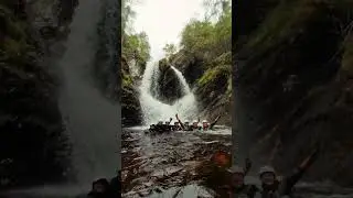 Laggan Canyon | Epic Canyoning Adventure in Scotland 🌊 #shorts