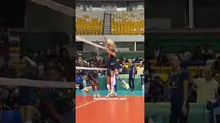 Thaisa 👸🏼- Stunning Block ✋🏻🏐✋🏻 - Useful as a tutorial-South American Volleyball Championship 2023