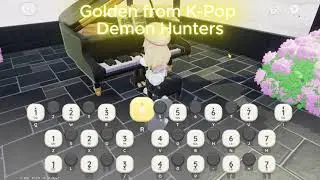Golden From Kpop Demon Hunters in Heartopia Piano/COZY GAMESS/MUSIC