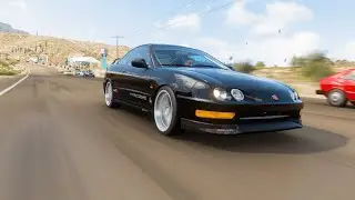 Forza Horizon 5 - Acura Integra Type R | Road Race | Steering Wheel Gameplay