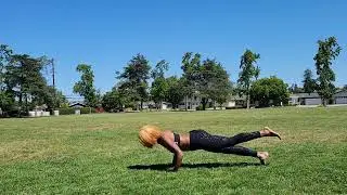 One Leg Pushup Exercise Demo
