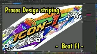 PROSES DESIGN STRIPING BEAT FI #designstriping #beatfi #stripingbeat