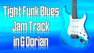 Tight Funk Blues Jam Track in G Dorian 🎸 Guitar Backing Track
