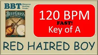 Red Haired Boy - 120 BPM bluegrass backing track
