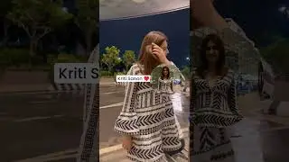 A fun chit chat of Kriti with our paps 🤭#celebrity #bollywood #kritisanon