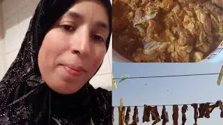 القديد من يد خديجة الشعيبي على حقو وطريقو صحراوي 100 % صحي ولذيذ بزاف