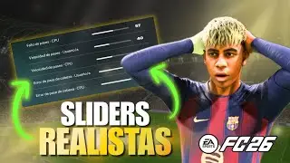 THE BEST REALISTIC SLIDERS to play & FIX CAREER MODE in FC 26! 🔥