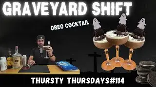 Graveyard Shift Oreo Cocktail 🕯️☕️ | Halloween Drink Recipe | Thursty Thursdays #114