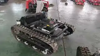 Remote Control Crawler Lawn Mower Workshop Testing #lawnmower #mower #remotemower #lawnmowers
