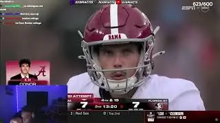 JuJuReacts To #8 Alabama vs FSU | CFB 2025 Full Game Highlights | Week 1