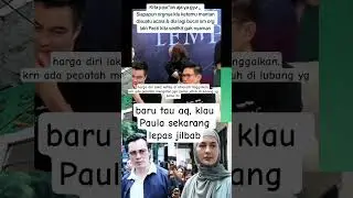 Paula lepas hijab?? #paula #baimwong #baimpaula #viral #shorts