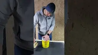 Склейка мембраны EPDM на шовную ленту.