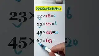 Fastest way to multiply! 🧠💥🧠💯&rdquo;#MathHack #QuickCalculation #SmartTrick #foryou