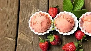 Frozen fruit ice-cream
