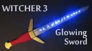 Make a Witcher 3 sword with Glowing Runes