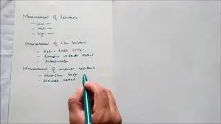 MEASUREMENT OF LOW,MEDIUM AND HIGH RESISTANCES IN MEASURING AND INSTRUMENTATION IN HINDI IN BRIEF