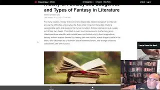 T2 Book Club: Types of Fantasy + Why I Got Back Into Fantasy