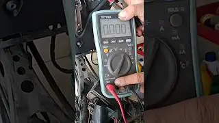 cara mengukur arus listrik dengan multimeter #shorts  #kelistrikan