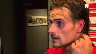 Doelpuntenmaker Lars Hutten na winst op Sparta