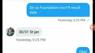CA Foundation & Inter/ IPCC Nov 19 Results Dates?