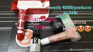 Glam ego september box review |in Hindi| India's no.1 subscription box