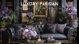 Modern Parisian Glam Decor Trends for 2025: Mouldings, Velvet, and Vintage Vibes