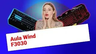 НИКС Компьютерный Супермаркет: видео про Клавиатура Aula Wind F3030 Проводная #1