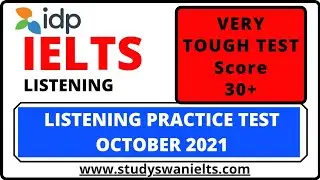 IDP IELTS Listening Practice Test with Answers (13.09.2021)