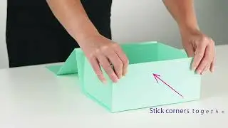 How to assemble a Premium Magnetic Gift Box | Mint Green