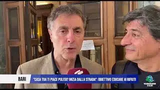 26 GIUGNO 2025  BARI, CASA TUA TI PIACE PULITA INIZIA DALLA STRADA  OBIETTIVO EDUCARE AI RIFIUTI