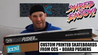 Custom Design Full Color Skateboard | CCS VS Boardpusher | Shred & Enjoy