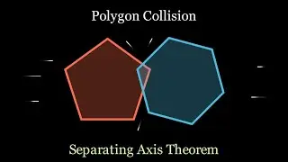 Polygon Collision Detection using the Separating Axis Theorem | C++/SFML