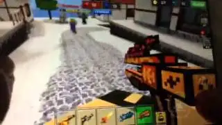 PixelGun-3D (Freeze Ray and Dragon breath Guns In action)
