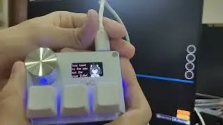trying to play OSU with the Sayobot QWQ keypad