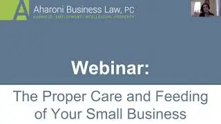 The Care & Feeding of Your Small Business
