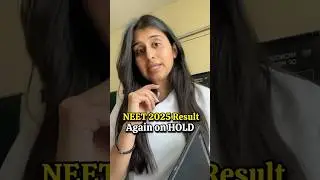 NEET2025: Result again on Hold😱 | Dr.Chelsy #neet2025 #neetaspirant #youtubeshorts