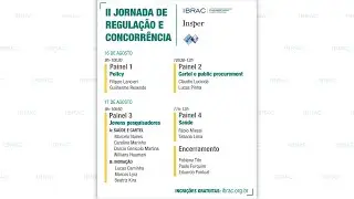 II Jornada de Regula&ccedil;&atilde;o e Concorr&ecirc;ncia &ndash; IBRAC | Insper | GDEC-IE- UFRJ
