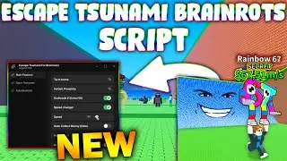 *NEW* Escape Tsunami For Brainrots! Script (PASTEBIN 2026) (TELEPORT TO GAP , AUTO BRAINROTS )
