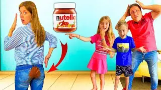 🤯 MAMI este toată în CIOCOLATĂ 💩 O farsa parintilor 🤫