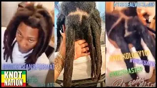 Freeform Dreadlocks to Wicks Transformation