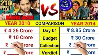 The super khiladi vs The super khiladi 2 movie box office collection comparison।।