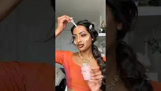 GRWM for the first Tamil Wedding of the year #indianmakeup  #sareemakeup #browngirlmakeup