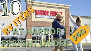 10 RV accessories to buy from Harbor Freight for under $40!
